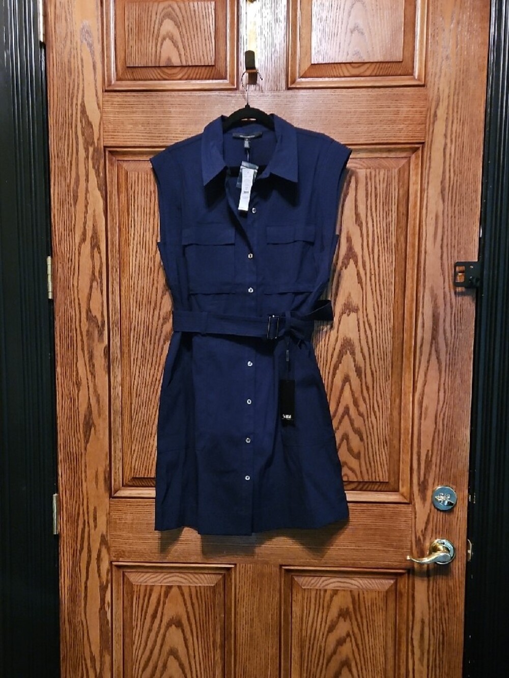 New Officer Blue Shirtdress